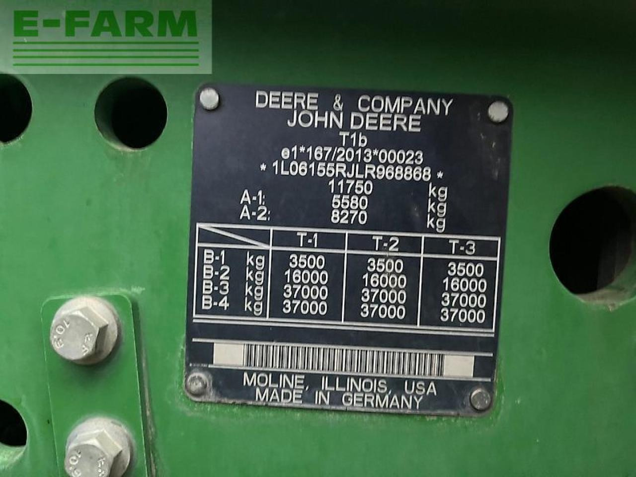 Tractor John Deere 6155r: foto 29