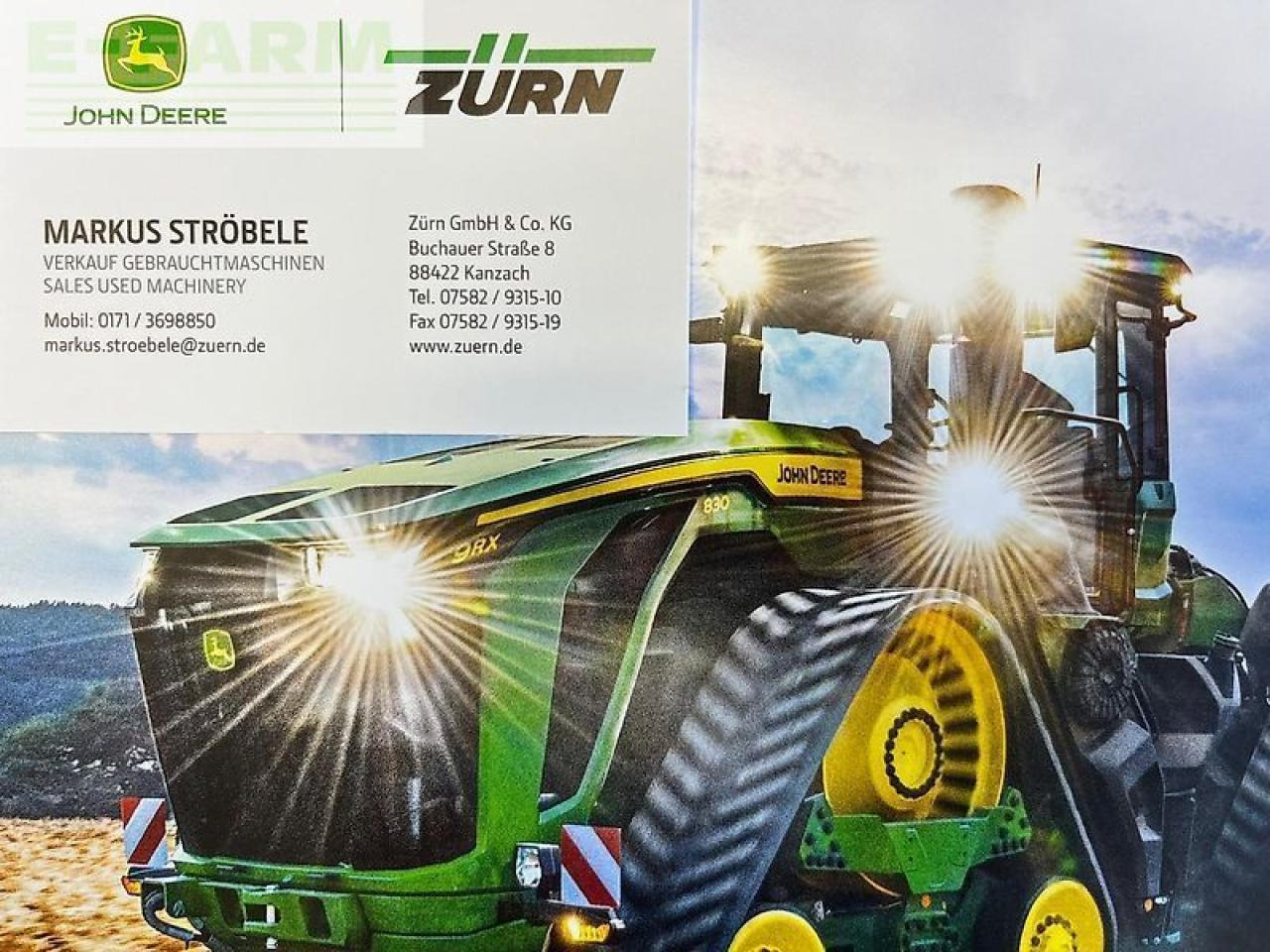 Tractor John Deere 6155r: foto 30