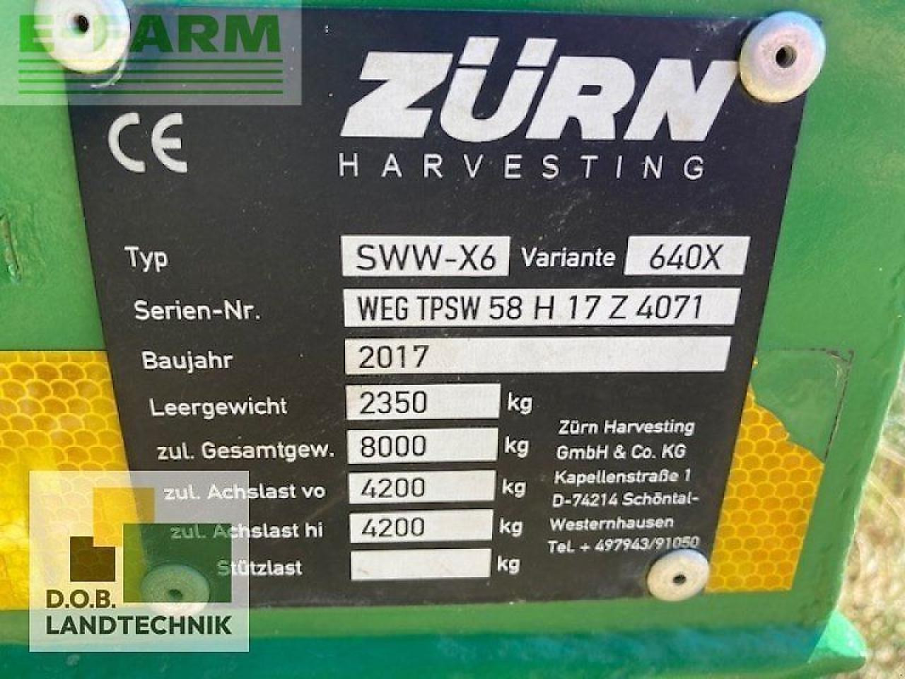 Accesorios para cosechadoras de forraje John Deere 640x mit schneidwerkswagen: foto 9