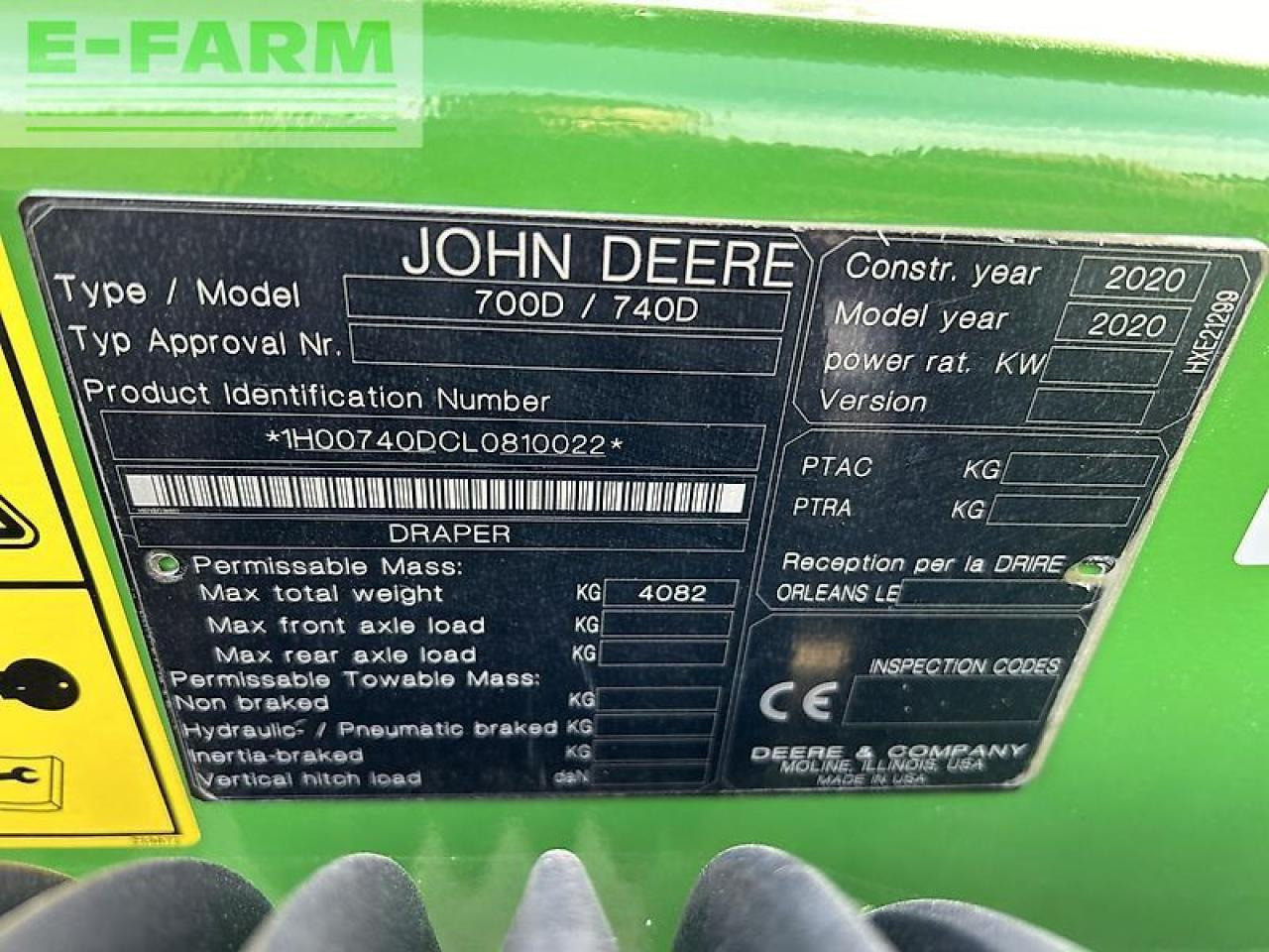 John Deere 740d - Accesorios para cosechadoras de forraje: foto 4 John Deere 740d - Accesorios para cosechadoras de forraje: foto 4