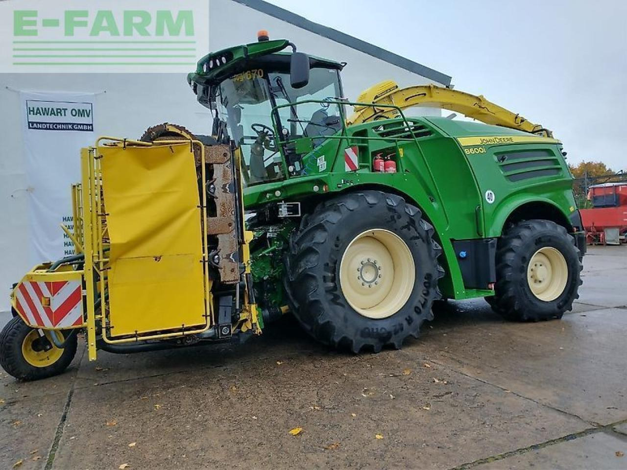 John Deere 8600 - Cosechadora de forraje: foto 1 John Deere 8600 - Cosechadora de forraje: foto 1
