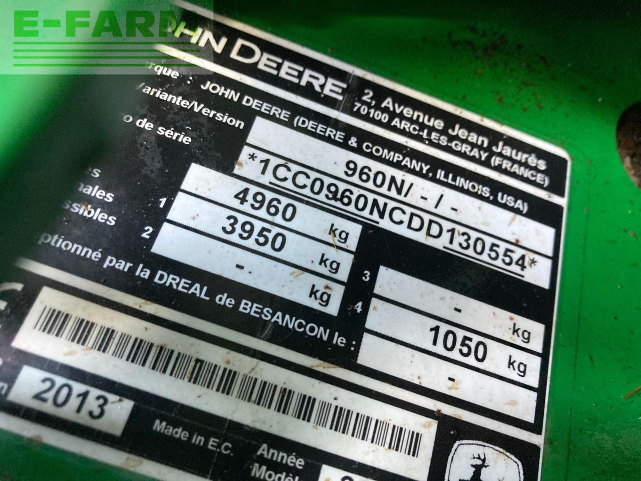 Empacadora de pacas cuadradas John Deere 960: foto 25 Empacadora de pacas cuadradas John Deere 960: foto 25