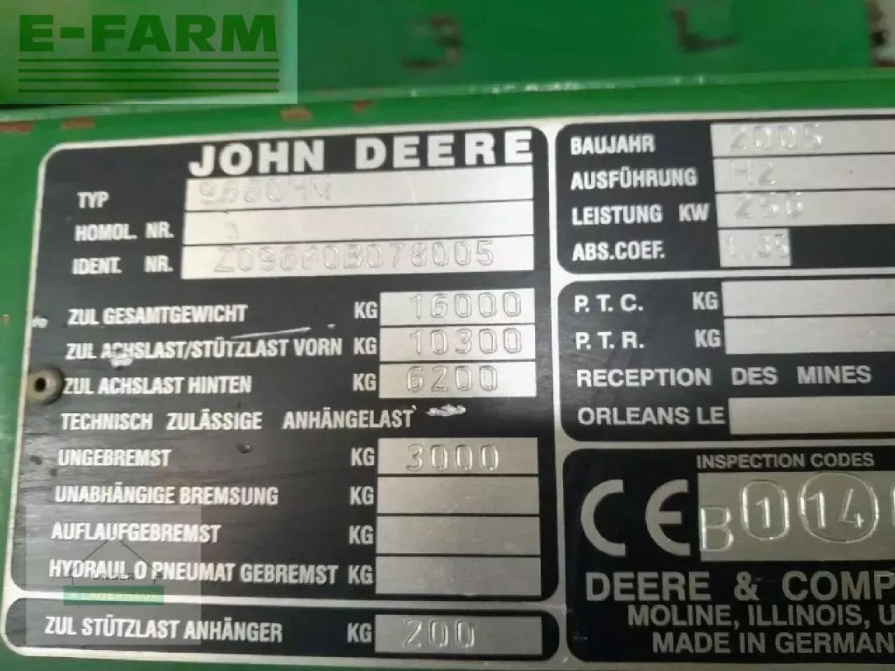 John Deere 9660i wts - Cosechadora de granos: foto 2 John Deere 9660i wts - Cosechadora de granos: foto 2