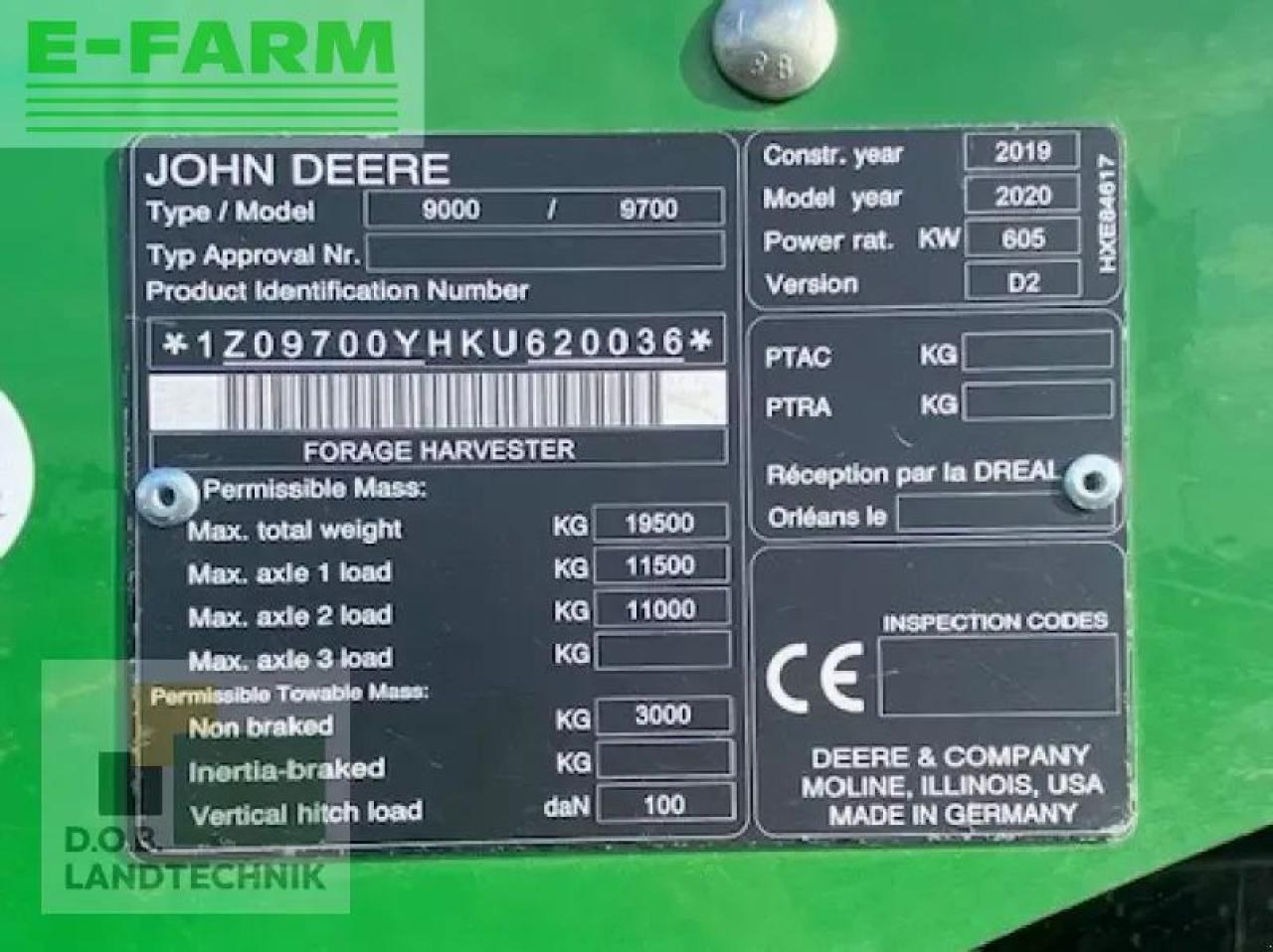 John Deere 9700i prodrive 40km/h - Cosechadora de forraje: foto 4 John Deere 9700i prodrive 40km/h - Cosechadora de forraje: foto 4