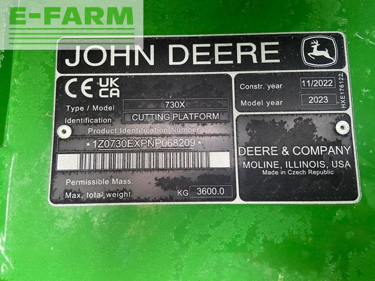 Cosechadora de granos John Deere t660 my23 prod 30: foto 23