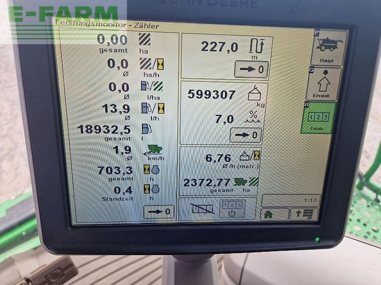 Cosechadora de granos John Deere t670 my21 prod 20: foto 12