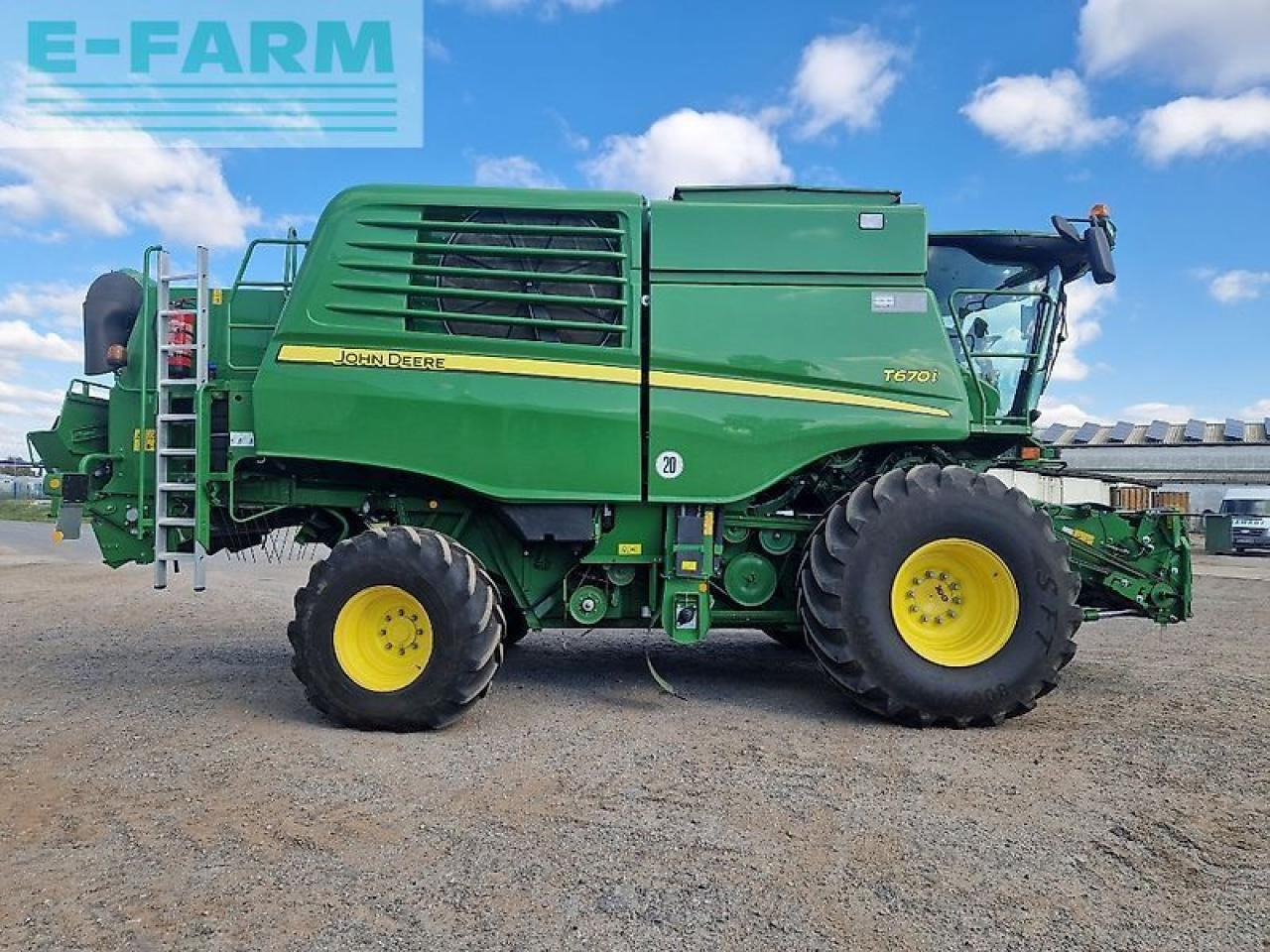 Cosechadora de granos John Deere t670 my21 prod 20: foto 6