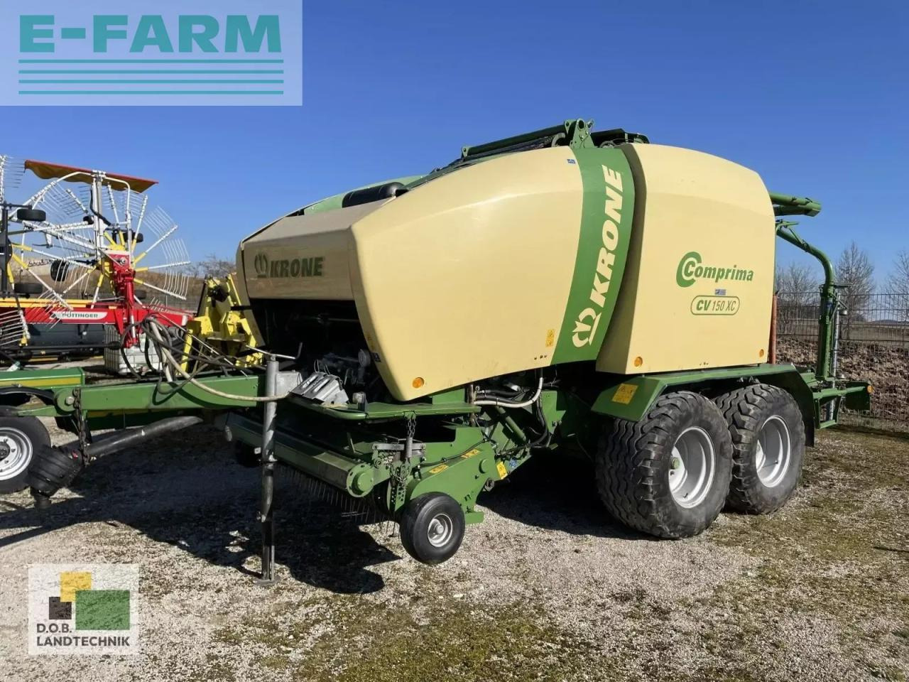 Krone comprima cf 155 xc - Empacadora de pacas cuadradas: foto 2 Krone comprima cf 155 xc - Empacadora de pacas cuadradas: foto 2