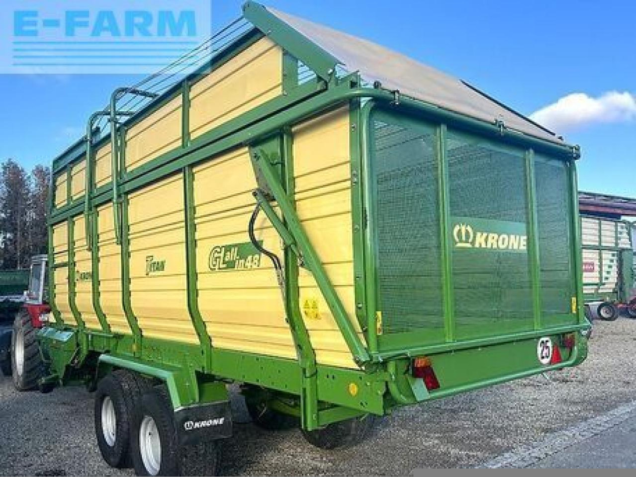 Krone titan 6/48 gl all in im guten zustand - mit zusä - Remolque volquete agrícola: foto 4 Krone titan 6/48 gl all in im guten zustand - mit zusä - Remolque volquete agrícola: foto 4