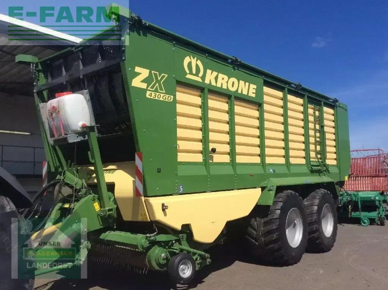 Krone zx 430 gd - Remolque autocargador: foto 1 Krone zx 430 gd - Remolque autocargador: foto 1