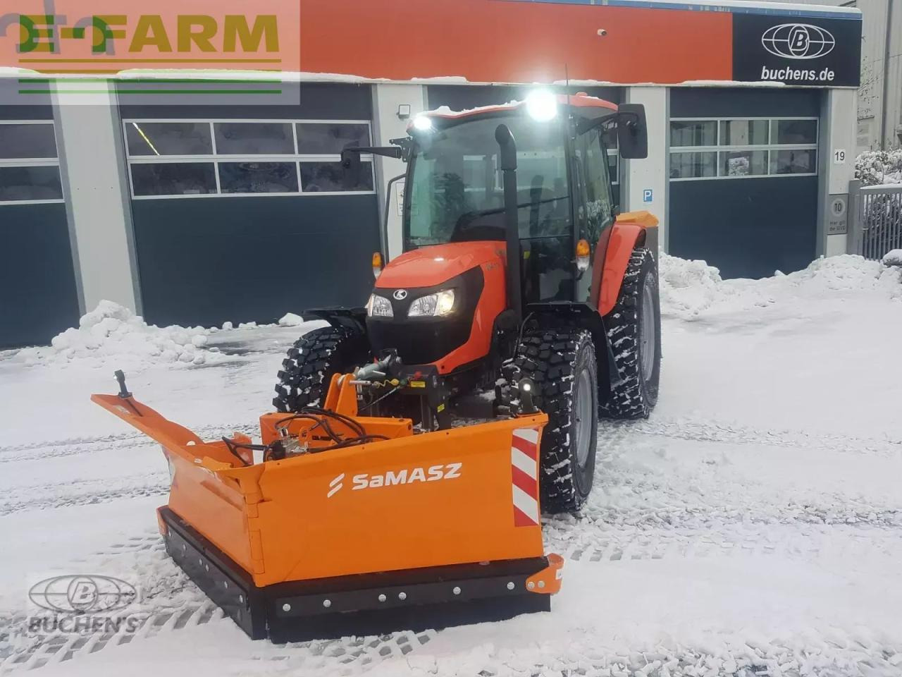 Tractor Kubota m4-073 winterdienst: foto 11