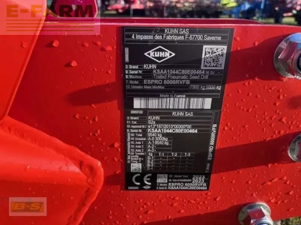 Kuhn espro r 6000 vistaflow - Combinado de siembra: foto 2 Kuhn espro r 6000 vistaflow - Combinado de siembra: foto 2
