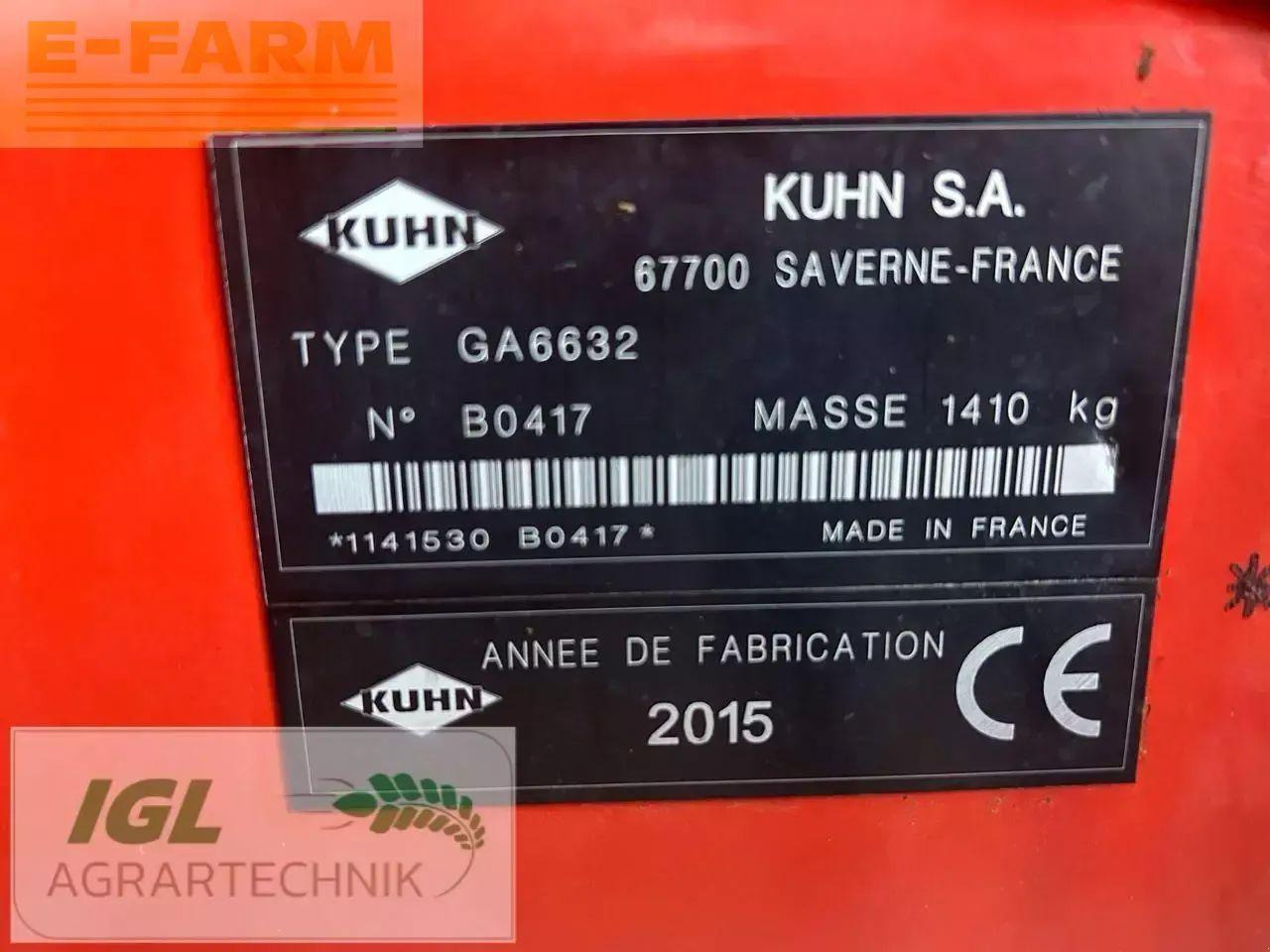 Kuhn ga 6632 masterdrive - Henificadora: foto 5 Kuhn ga 6632 masterdrive - Henificadora: foto 5