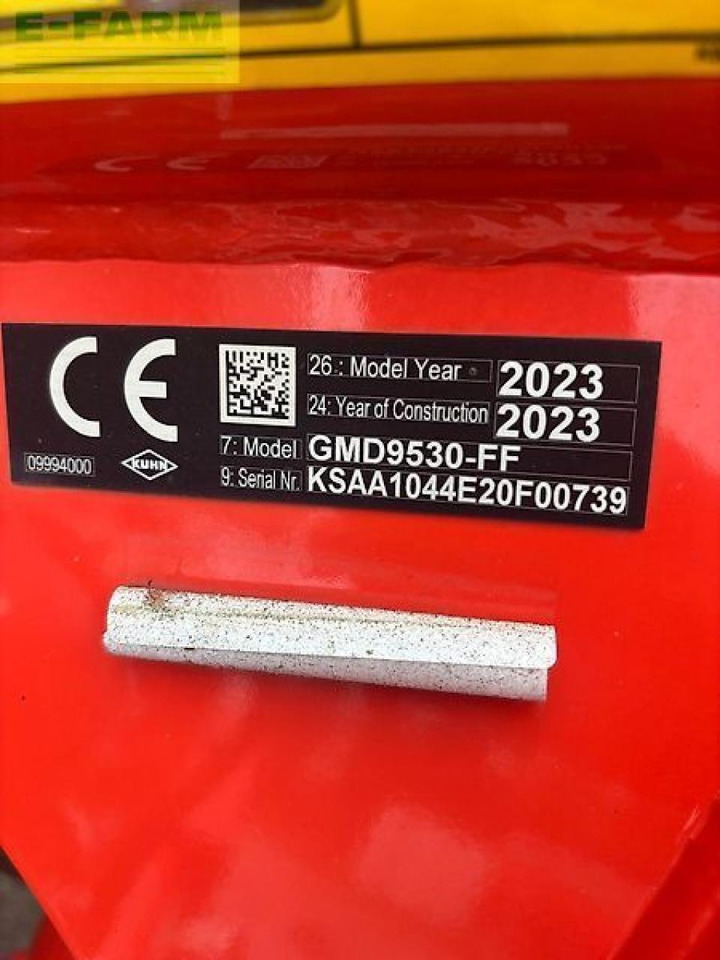 Kuhn gmd 9530-ff - Segadora: foto 5 Kuhn gmd 9530-ff - Segadora: foto 5