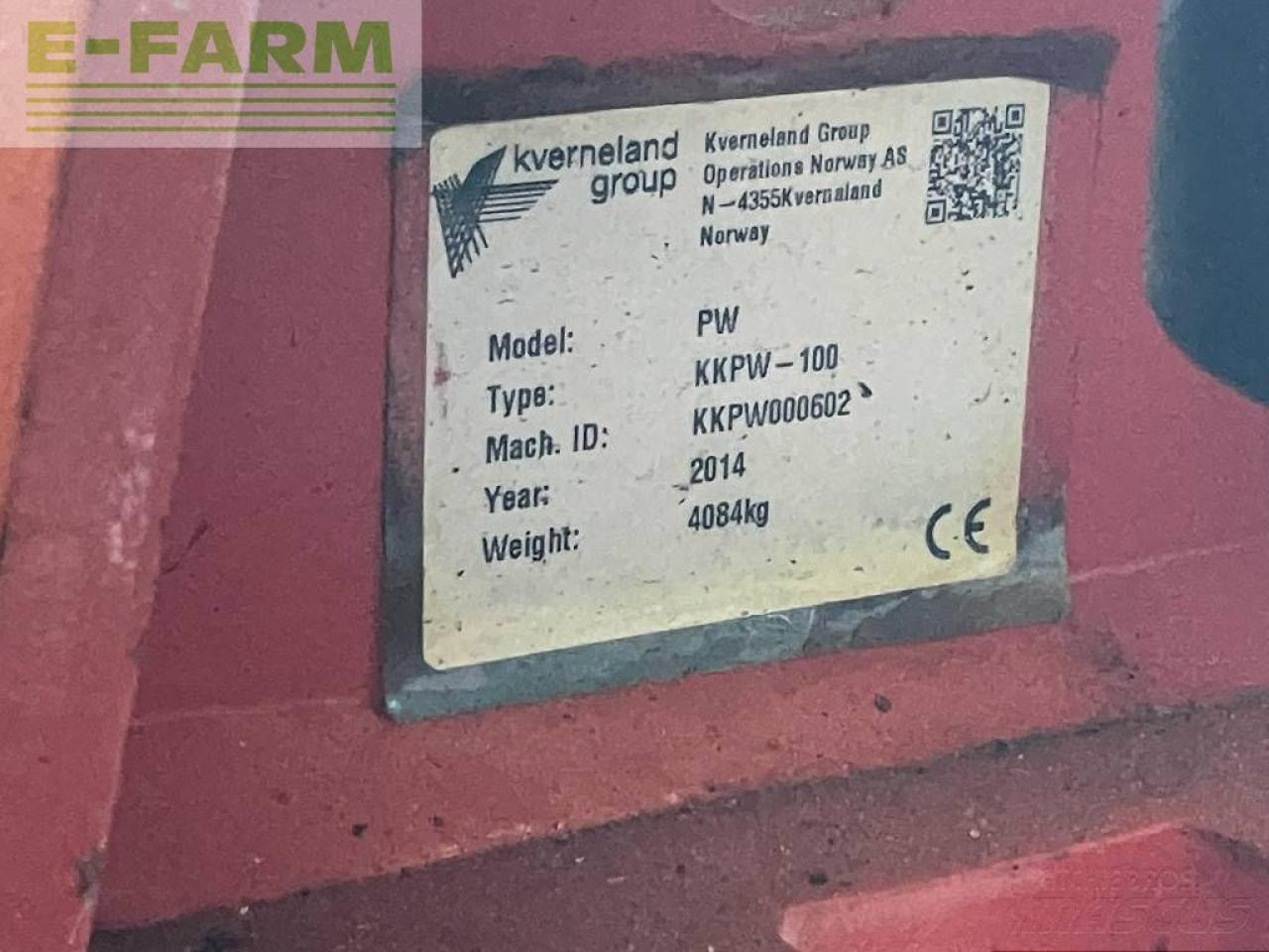 Kverneland pw100 - Arado: foto 5 Kverneland pw100 - Arado: foto 5
