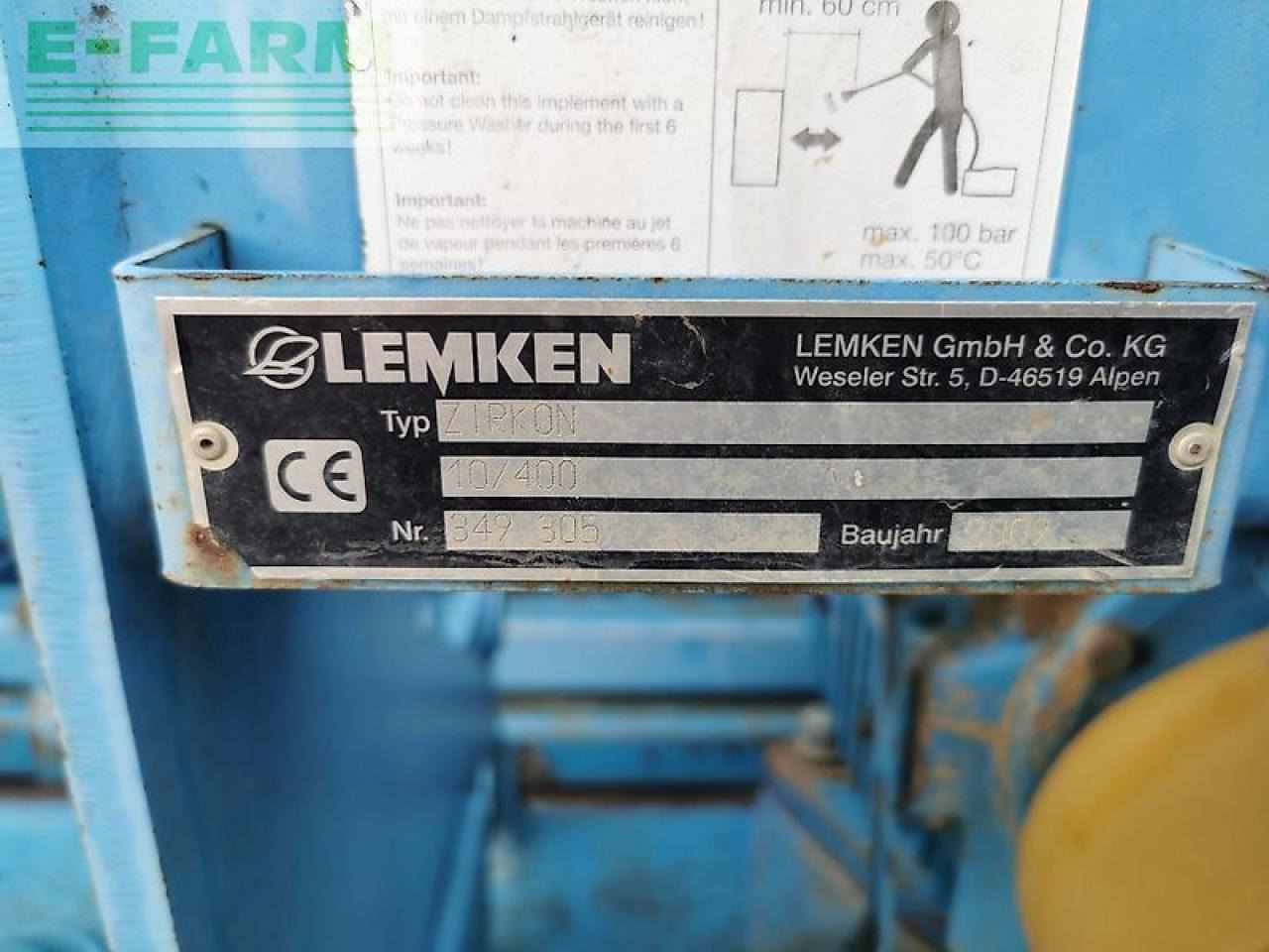 Lemken saphir/zirkon - Sembradora: foto 2 Lemken saphir/zirkon - Sembradora: foto 2