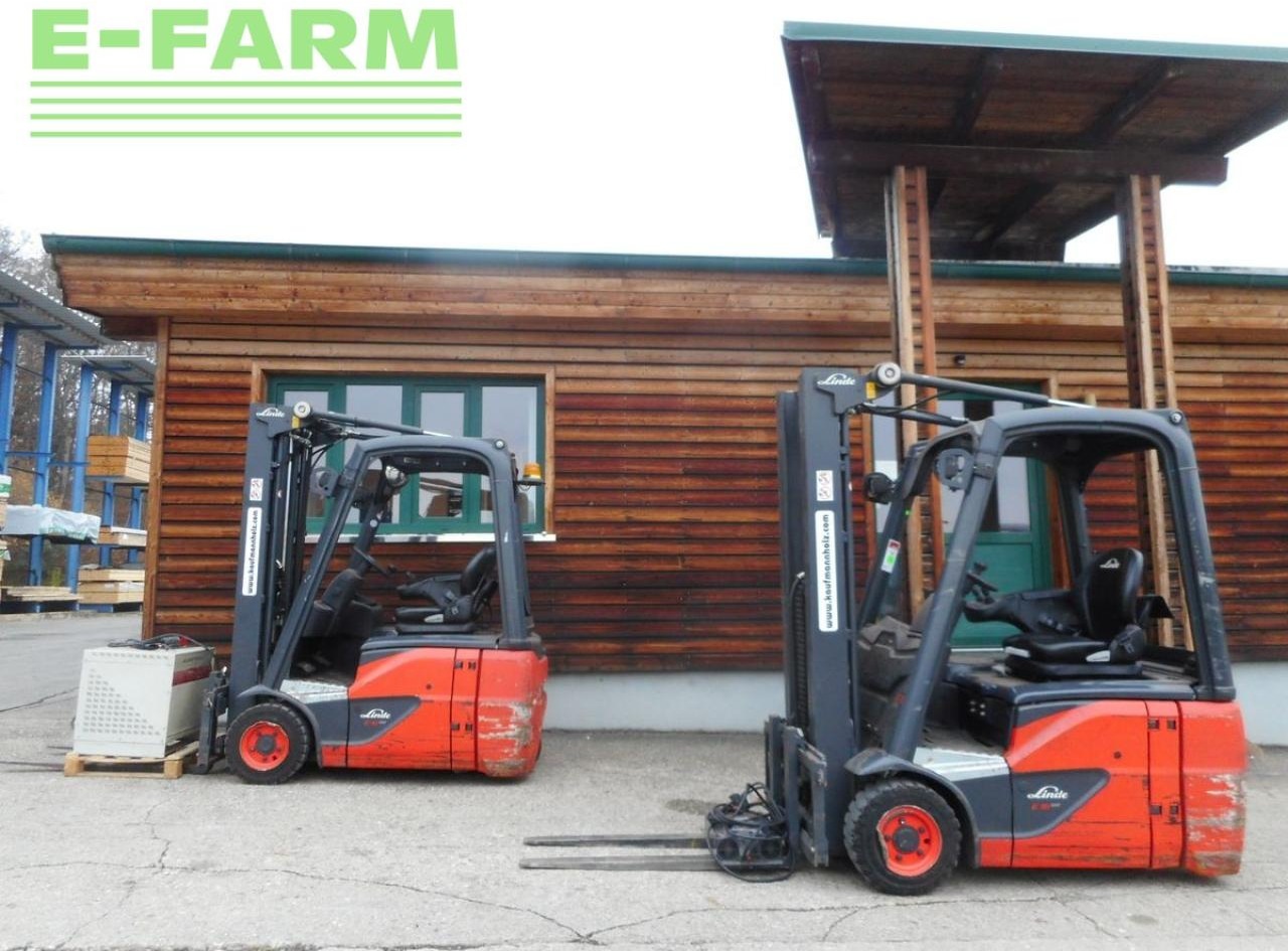 Linde 2 stk e16c-02 evo triplex 4,62 meter !! - Carretilla elevadora: foto 1 Linde 2 stk e16c-02 evo triplex 4,62 meter !! - Carretilla elevadora: foto 1