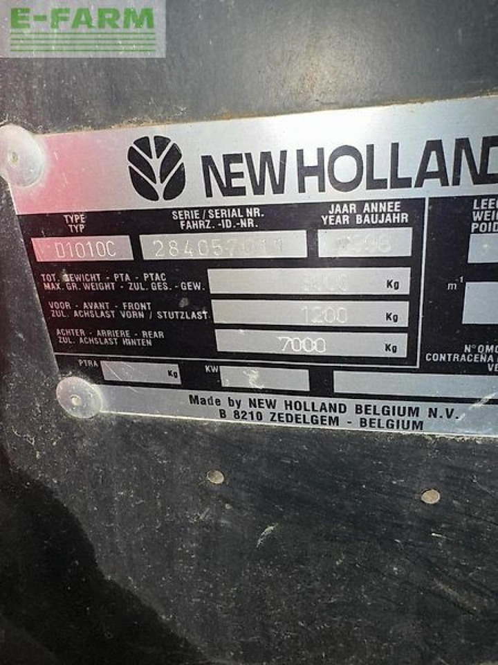New Holland d1010 - Empacadora de pacas cuadradas: foto 5 New Holland d1010 - Empacadora de pacas cuadradas: foto 5