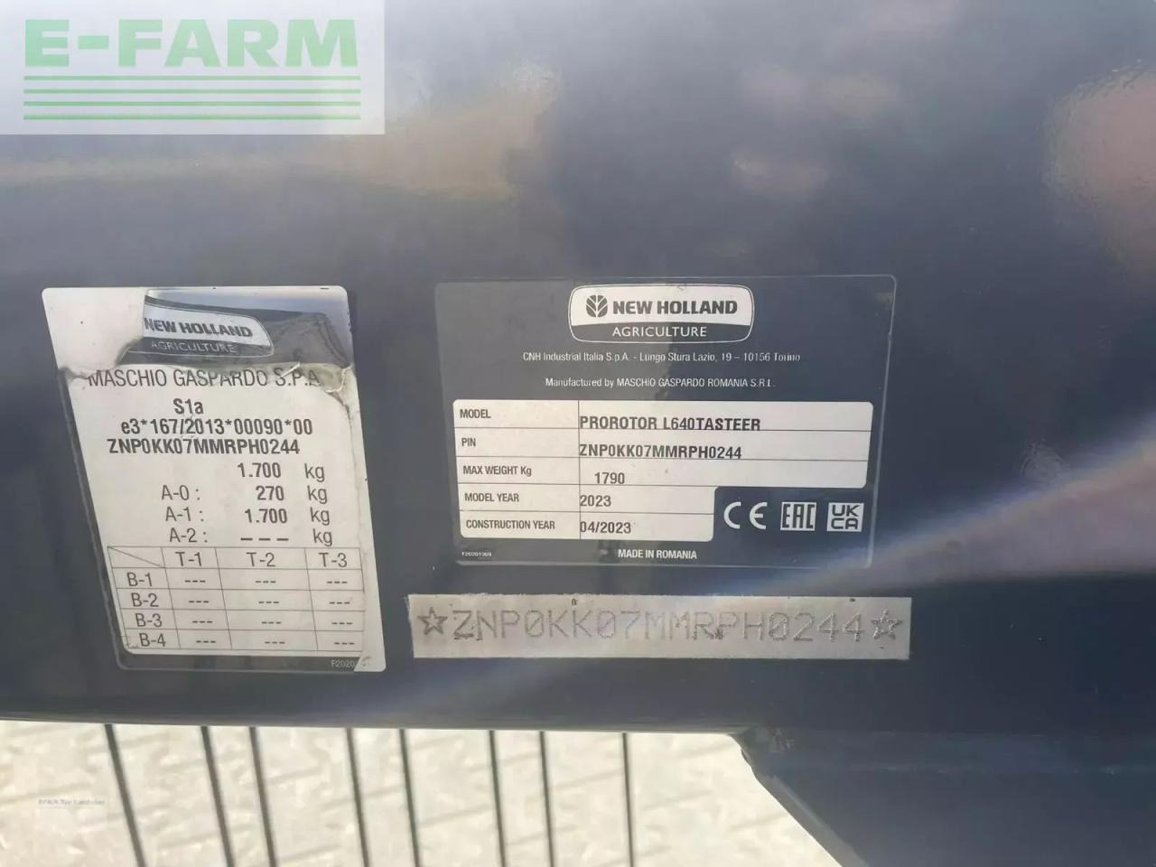 New Holland prorotor l640t - Henificadora: foto 5 New Holland prorotor l640t - Henificadora: foto 5