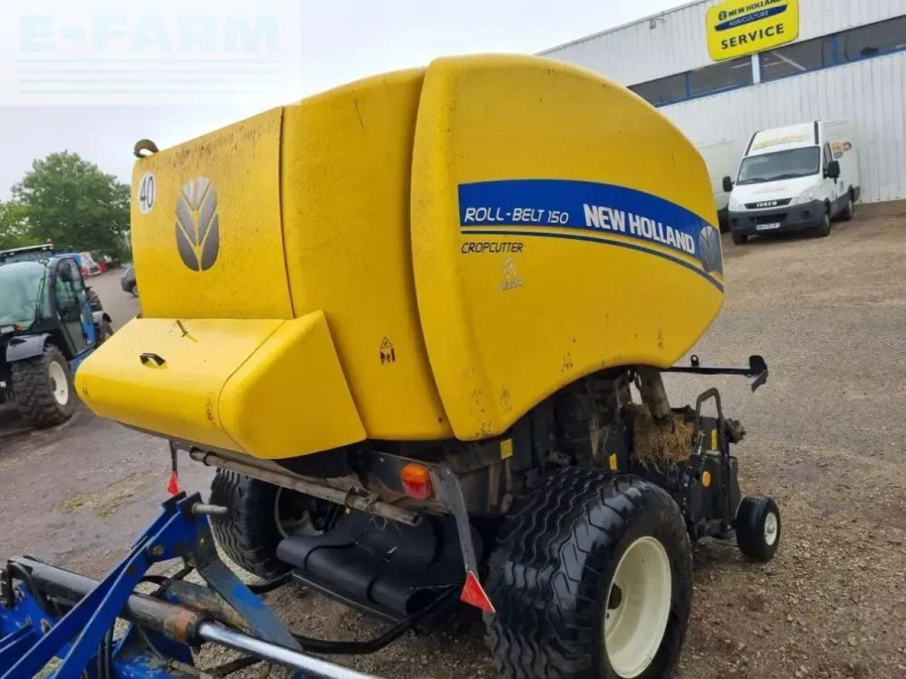 New Holland roll belt 150 crop cutter - Empacadora de pacas cuadradas: foto 3 New Holland roll belt 150 crop cutter - Empacadora de pacas cuadradas: foto 3