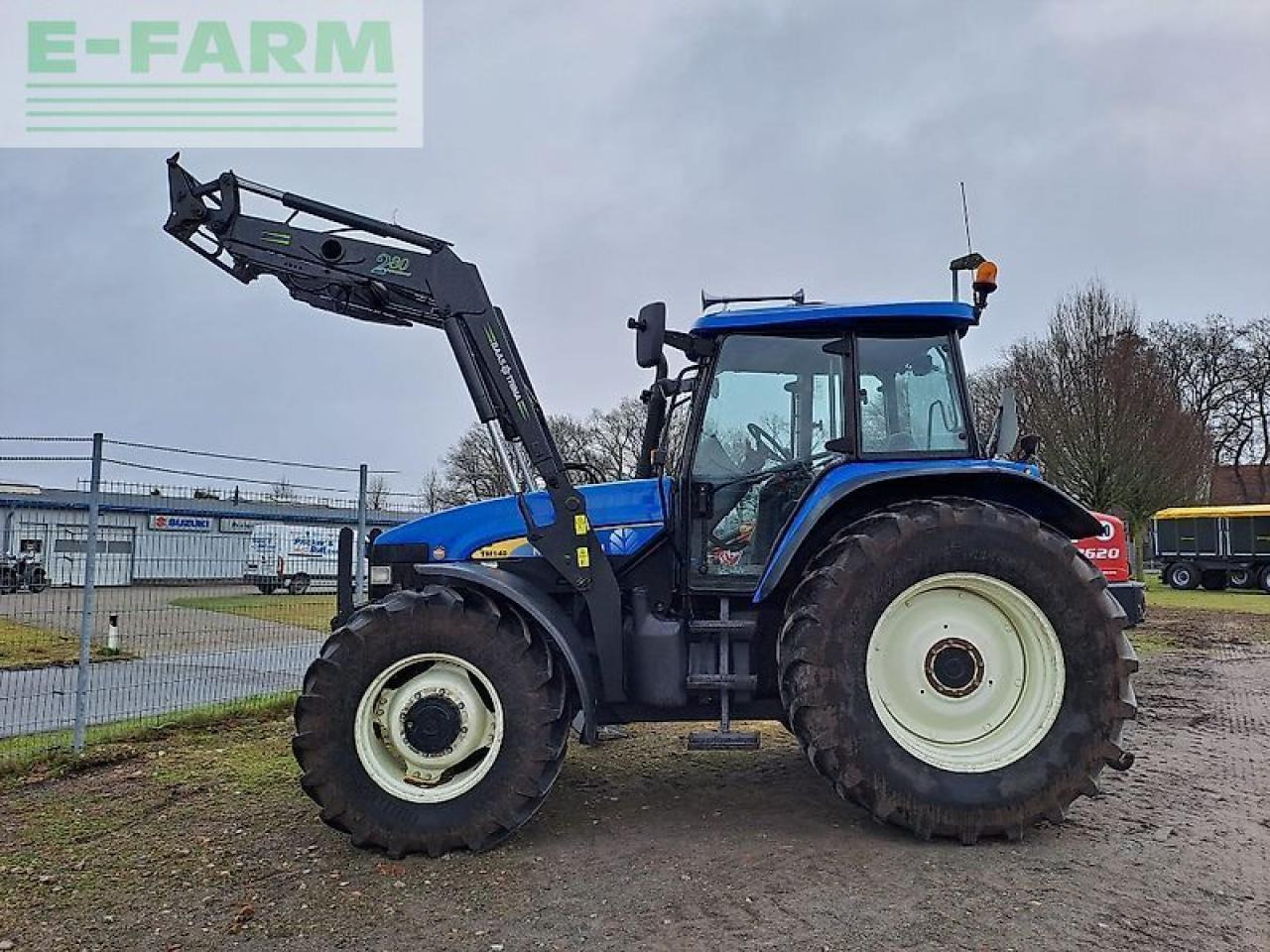 New Holland tm 140 - Tractor: foto 1 New Holland tm 140 - Tractor: foto 1
