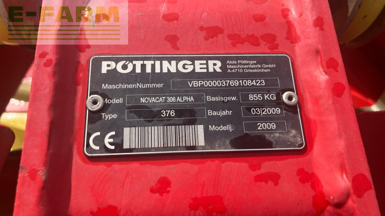 Segadora Pöttinger Novacat 306 Alpha: foto 8
