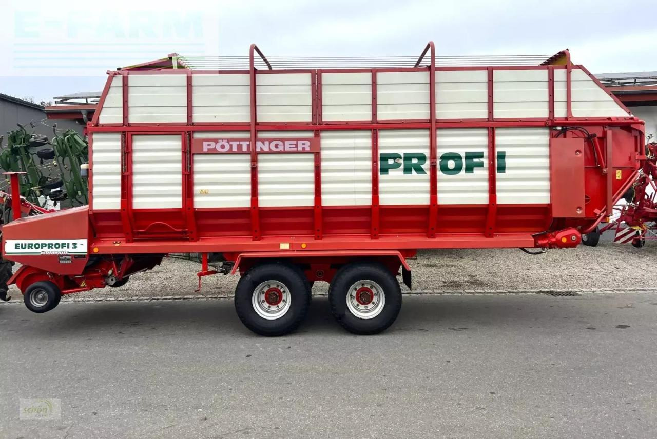 Pöttinger europrofi 3 d mit 16-tonnen zul gg - wenig gelaufen - Remolque autocargador: foto 2 Pöttinger europrofi 3 d mit 16-tonnen zul gg - wenig gelaufen - Remolque autocargador: foto 2