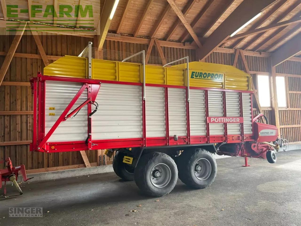 Pöttinger europrofi 5000 - Remolque autocargador: foto 3 Pöttinger europrofi 5000 - Remolque autocargador: foto 3