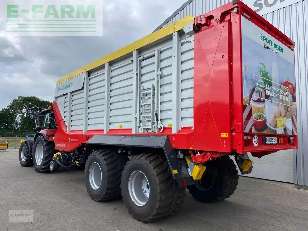 Remolque autocargador Pöttinger jumbo 7380 db: foto 6