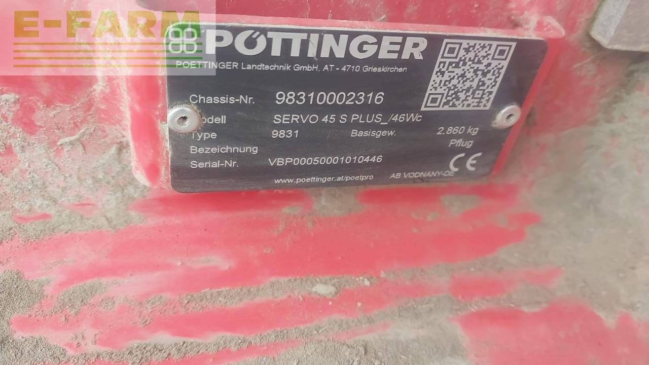 Pöttinger servo 45 s - plus - Arado: foto 3 Pöttinger servo 45 s - plus - Arado: foto 3