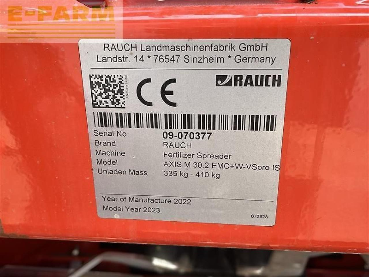 Rauch axis m 30.2 emc+w-vspro iso - Esparcidor de fertilizantes: foto 4 Rauch axis m 30.2 emc+w-vspro iso - Esparcidor de fertilizantes: foto 4