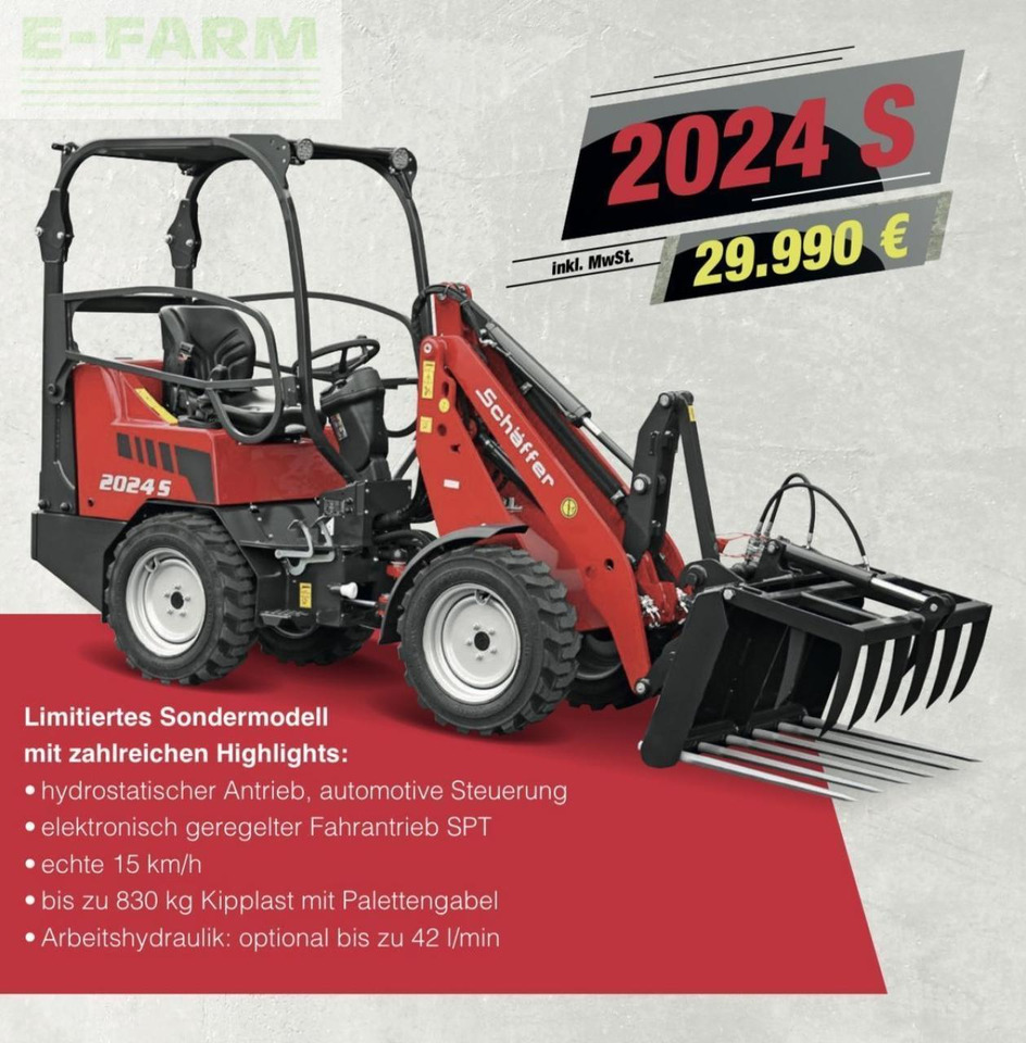 Schäffer 2024 s - aktion - Miniexcavadora: foto 1 Schäffer 2024 s - aktion - Miniexcavadora: foto 1