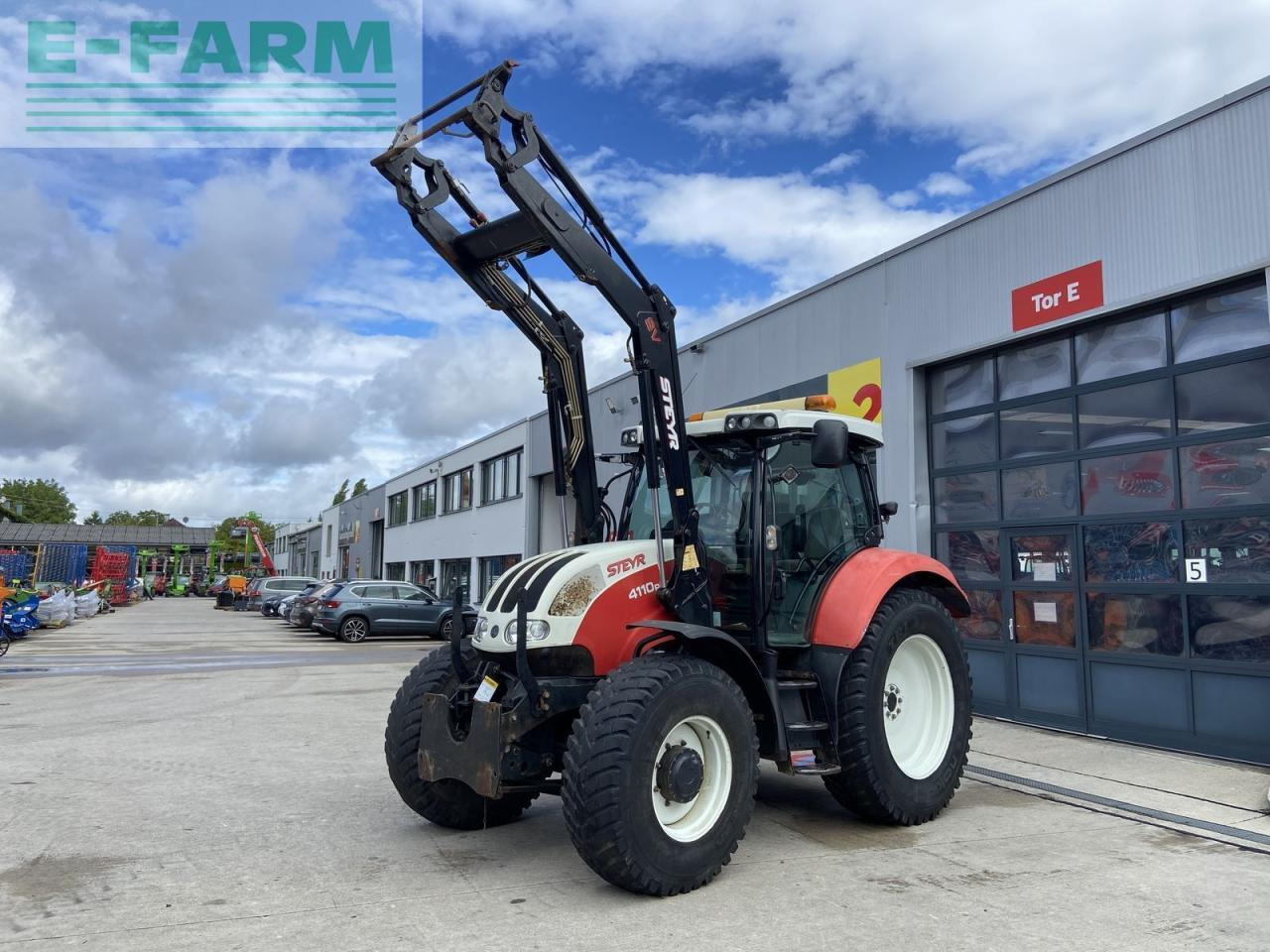 Steyr profi 4110 - Tractor: foto 1 Steyr profi 4110 - Tractor: foto 1