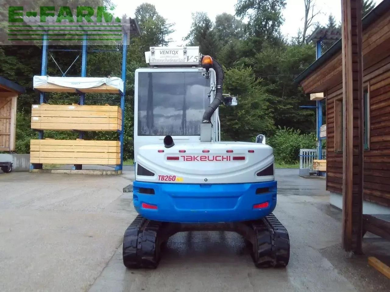 Takeuchi tb 260 ( 5.735kg ) hydr. sw + 3 löffel - Miniexcavadora: foto 3 Takeuchi tb 260 ( 5.735kg ) hydr. sw + 3 löffel - Miniexcavadora: foto 3