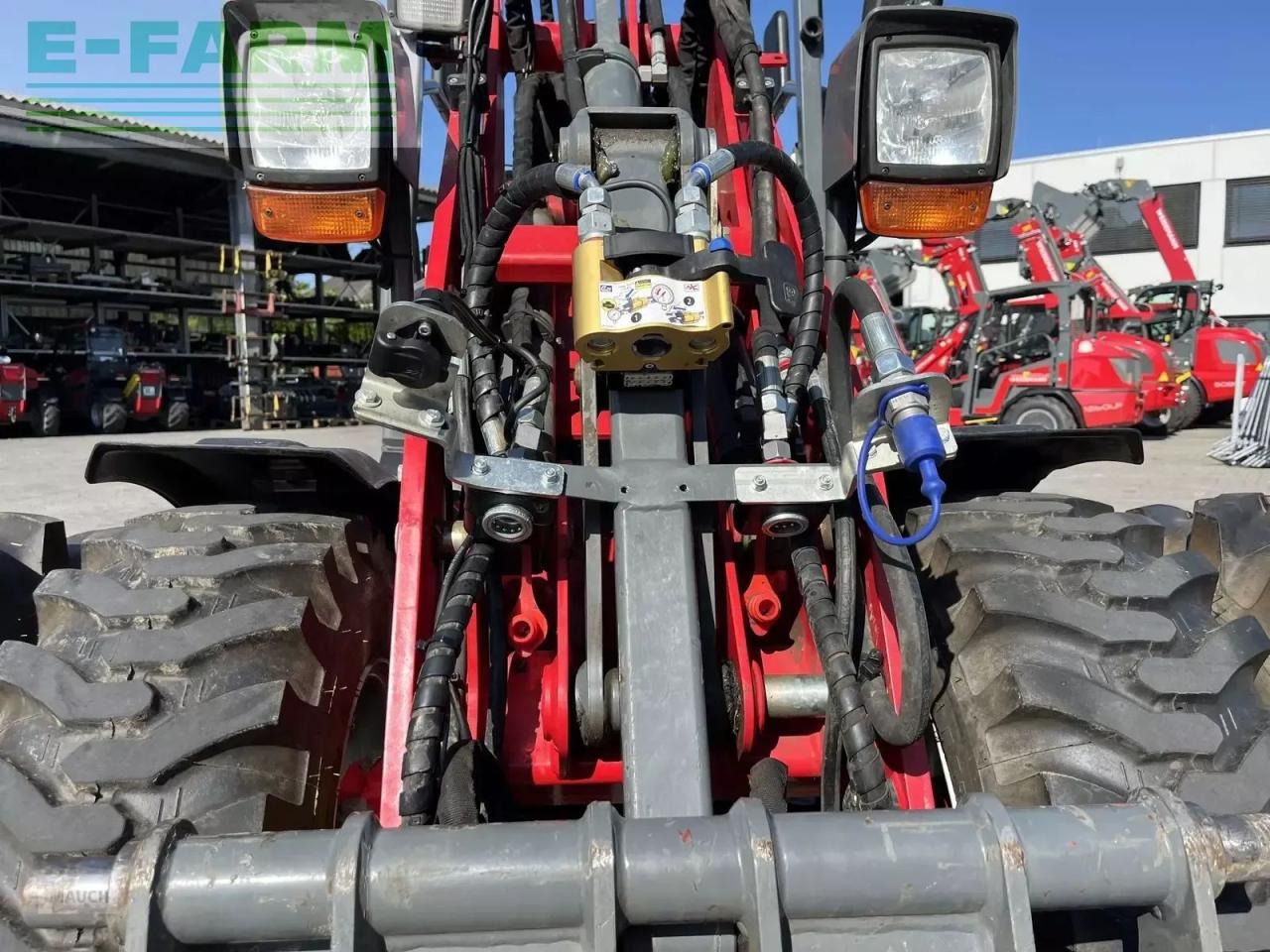 Weidemann 1160e mit 350h, klappdach, straßenzulassung - Cargadora de ruedas: foto 4 Weidemann 1160e mit 350h, klappdach, straßenzulassung - Cargadora de ruedas: foto 4