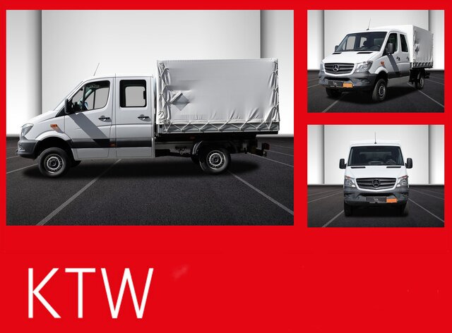 MERCEDES-BENZ Sprinter 316CDI DOKA,Allrad,Klima,Standhzg.... - Furgoneta caja abierta, Furgoneta combi: foto 1 MERCEDES-BENZ Sprinter 316CDI DOKA,Allrad,Klima,Standhzg.... - Furgoneta caja abierta, Furgoneta combi: foto 1