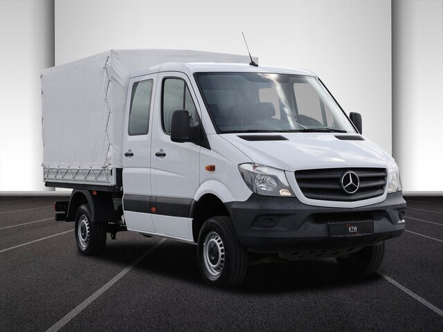 Furgoneta caja abierta, Furgoneta combi MERCEDES-BENZ Sprinter 316CDI DOKA,Allrad,Klima,Standhzg.: foto 17