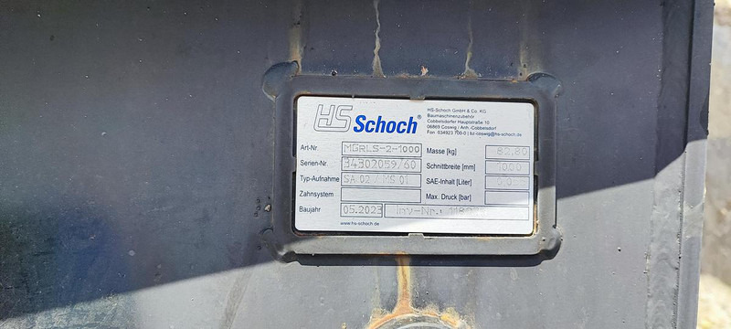 HS Schoch hydraulischer Böschungslöffel - Cazo: foto 5 HS Schoch hydraulischer Böschungslöffel - Cazo: foto 5