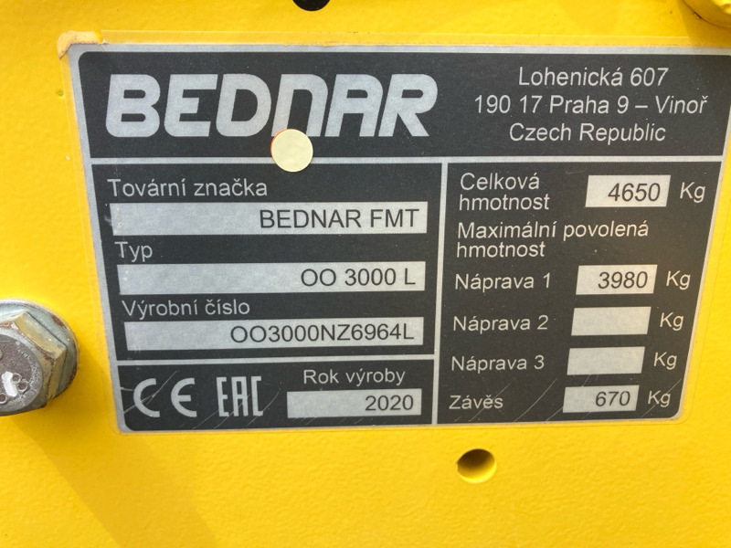 Bednar Omega OO 3000L - Sembradora: foto 4 Bednar Omega OO 3000L - Sembradora: foto 4