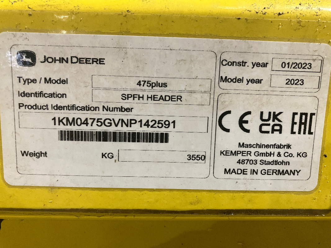 Kemper 475 plus - Cabezal de maíz: foto 2 Kemper 475 plus - Cabezal de maíz: foto 2