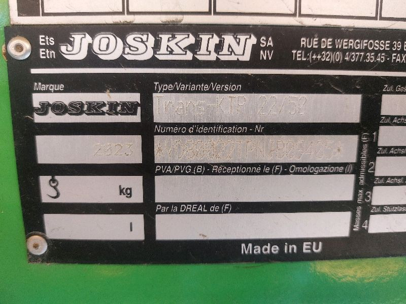 Joskin Trans KTP 22/50 - Remolque: foto 3 Joskin Trans KTP 22/50 - Remolque: foto 3