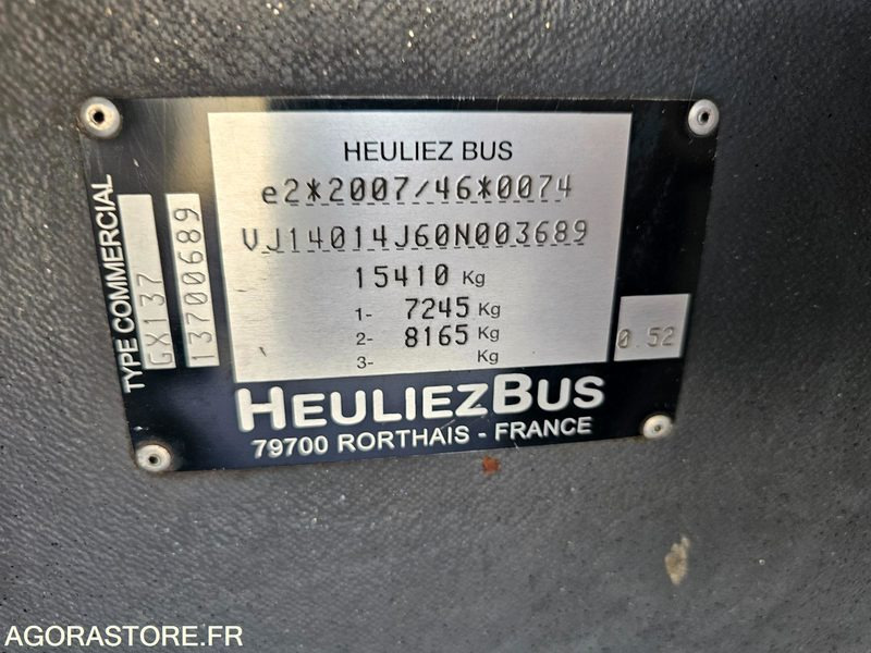 Autobús HEULIEZ GX137 - 2018 - 181208KM - EY168TX: foto 6