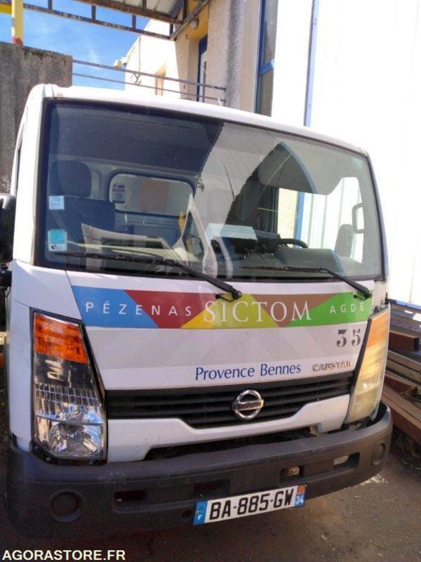 BA-885-GW MICRO BENNE NISSAN CABSTAR 203336 kms 2007 - Furgoneta basculante: foto 1 BA-885-GW MICRO BENNE NISSAN CABSTAR 203336 kms 2007 - Furgoneta basculante: foto 1