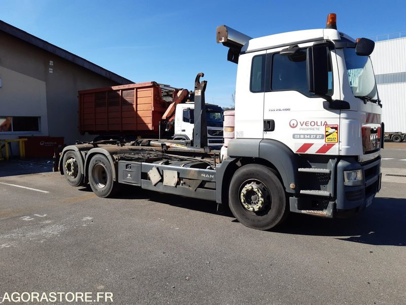 PORTEUR AMPLIROLL MAN TGS 26.400 (R51996) - BRAS GUIMA PALFINGER-2011-563 000 Km - Camión: foto 3 PORTEUR AMPLIROLL MAN TGS 26.400 (R51996) - BRAS GUIMA PALFINGER-2011-563 000 Km - Camión: foto 3