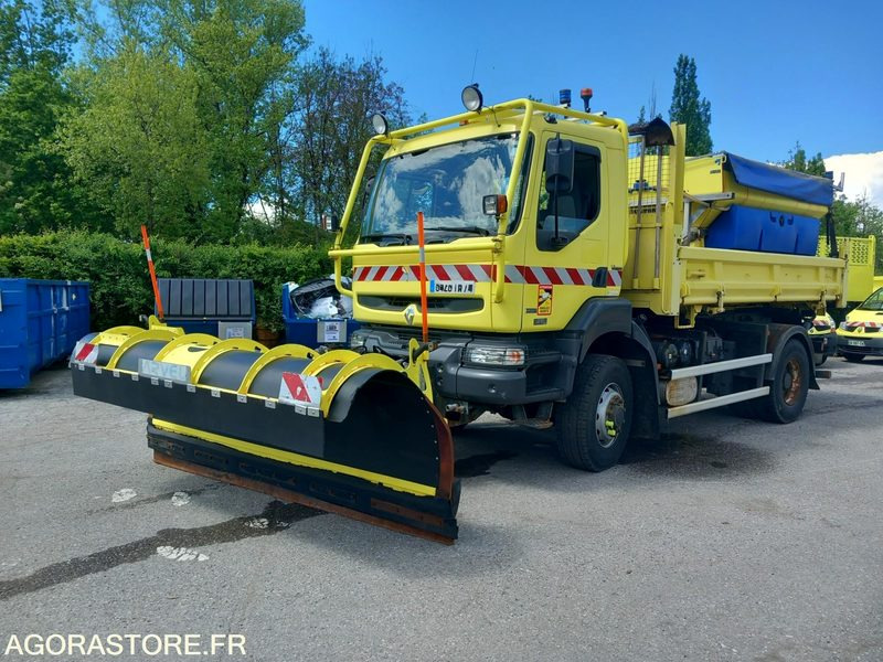 RENAULT KERAX 370 DCI + SALEUSE EUROPE SERVICE + LAME ARVEL KR0207 SE1207 LA0912 - Camión: foto 1 RENAULT KERAX 370 DCI + SALEUSE EUROPE SERVICE + LAME ARVEL KR0207 SE1207 LA0912 - Camión: foto 1