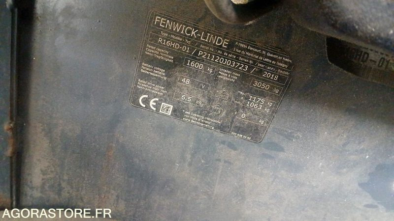 Chariot frontal - Fenwick - 2018 - R16 - Retráctil: foto 4 Chariot frontal - Fenwick - 2018 - R16 - Retráctil: foto 4