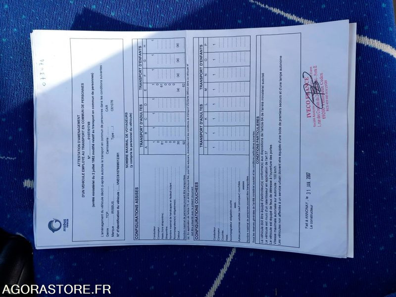 IVECO BUS AXER N°073076 - Autobús escolar: foto 3 IVECO BUS AXER N°073076 - Autobús escolar: foto 3