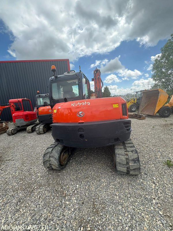 PELLE KUBOTA KX 080-4 2710 HEURES - 2015 - Excavadora de cadenas: foto 2 PELLE KUBOTA KX 080-4 2710 HEURES - 2015 - Excavadora de cadenas: foto 2