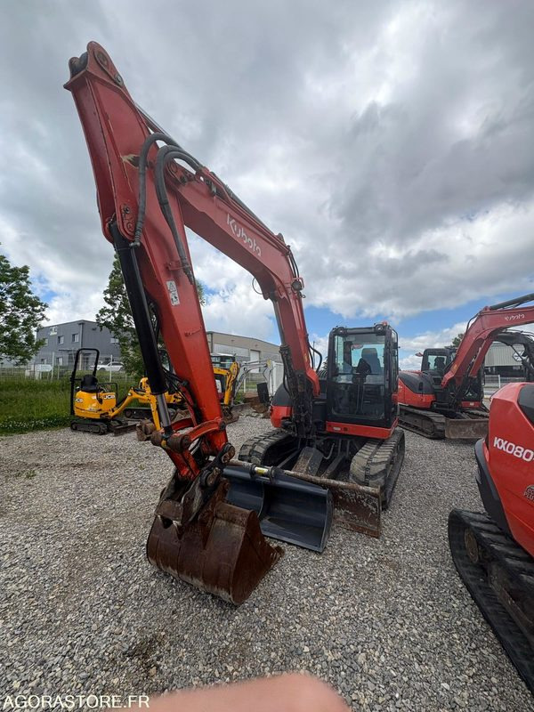 PELLE KUBOTA KX 080-4 2710 HEURES - 2015 - Excavadora de cadenas: foto 5 PELLE KUBOTA KX 080-4 2710 HEURES - 2015 - Excavadora de cadenas: foto 5