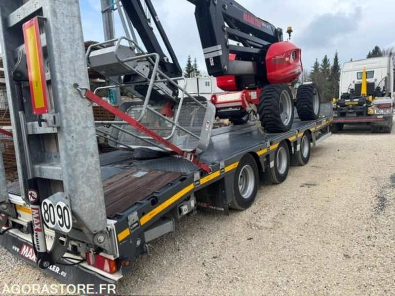 REMORQUE PORTE ENGIN 3 ESSIEUX CENTRAUX MAX TRAILER 2022 1500 KM - Remolque góndola rebajadas: foto 1 REMORQUE PORTE ENGIN 3 ESSIEUX CENTRAUX MAX TRAILER 2022 1500 KM - Remolque góndola rebajadas: foto 1